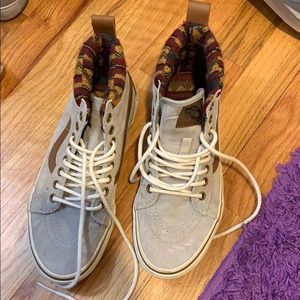 Winter high top vans